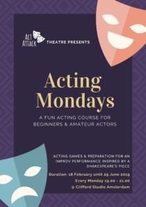 Theatre plays from Acting Mondays at Act Attack